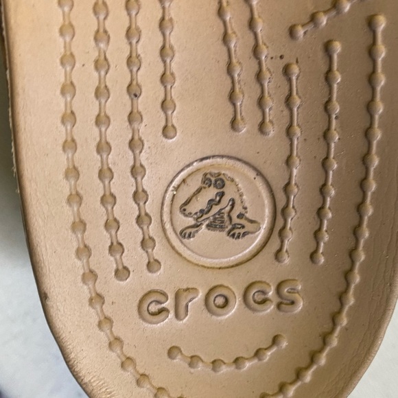 GUC Crocs brand wedge style slide-on sandals - Picture 3 of 7